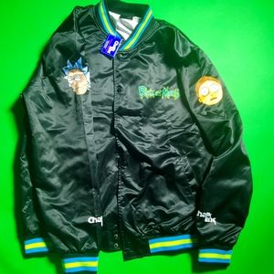 CHALK LINE - Rick and Morty - Varsity Jacket